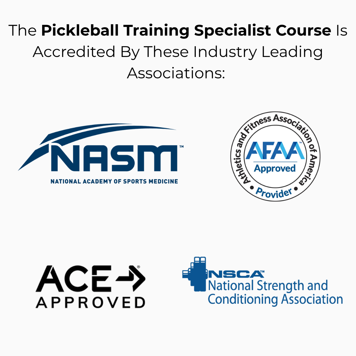 Pickleball Training Specialist Certification – Live at ANCORE HQ